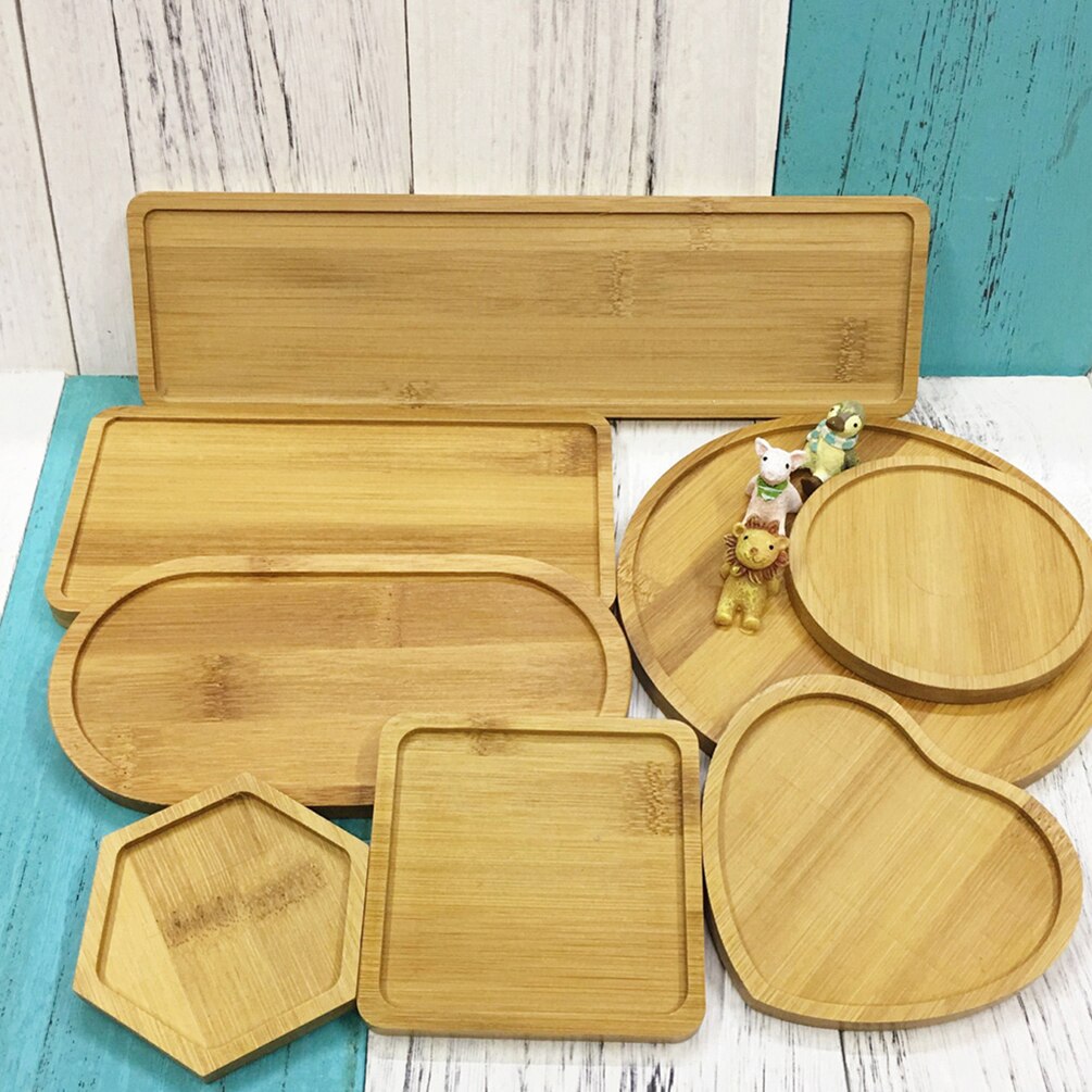 Posavasos de mosaico, materiales creativos de madera Natural, cuadrado, redondo, forma de corazón de madera, accesorios de posavasos