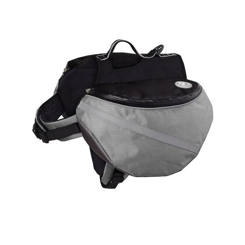 Huisdier Grote Hond Bag Carrier Rugzak Zadeltassen Hond Zelf Rugzak Reizen Grote Capaciteit Tas Dragers Voor Honden PB610: gray / L