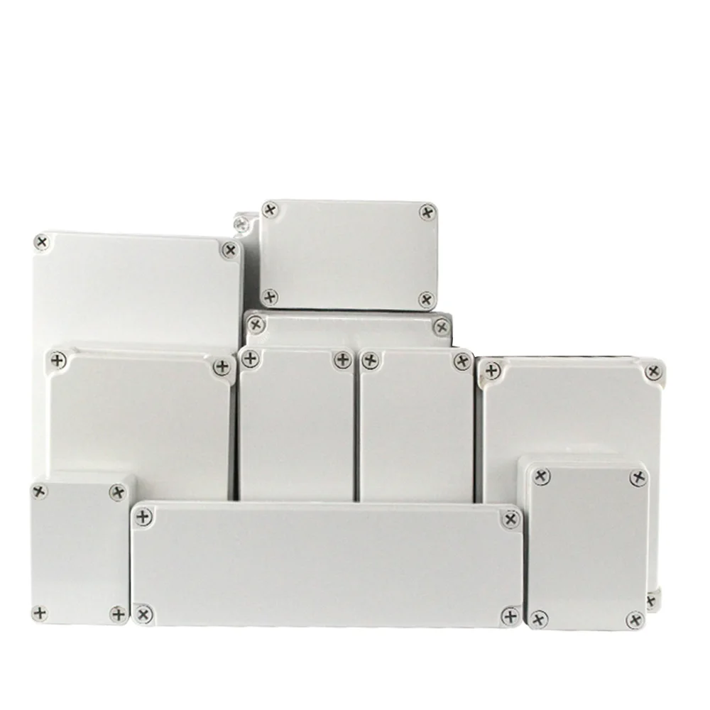 Caja ABS de conexiones para proyectos electrónicos, Cable eléctrico IP67, cajas de plástico impermeables para exteriores, Kit de caja de cables sellada DIY