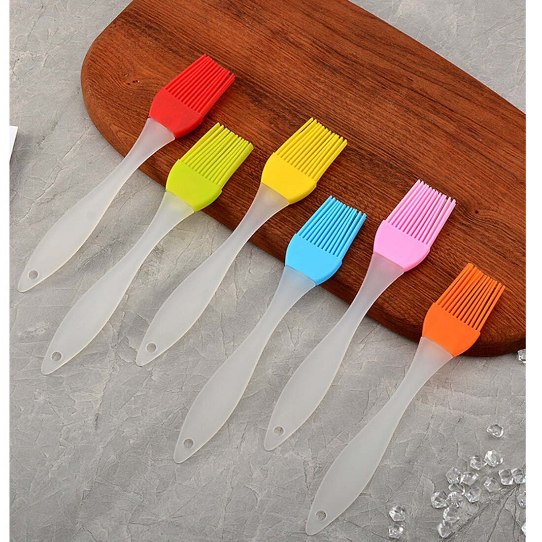 Food Silicone Brush Smear Brush Barbecue Baking Pan Bread Chef Pastry Oil Barbecue Pan Tool Household Kitchen Accessories