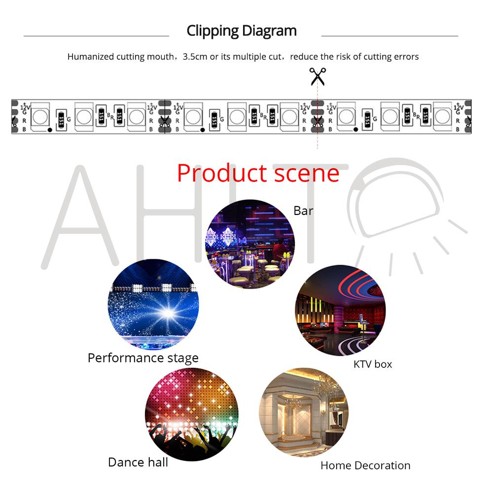 USB 3 Keys 4 Pin RGB Controller DC5V Led Dimmer with Female Connector for 5V RGB USB Strip 19 Dynamic Modes For Led Strip Lights