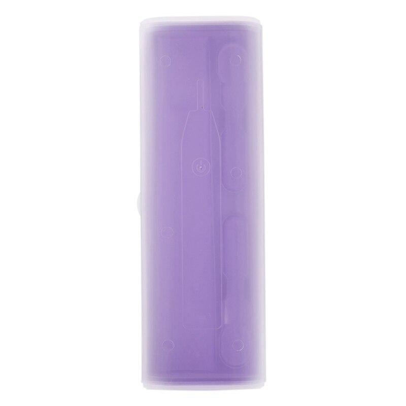 Tragbares etui für elektrische zahnbürsten, ideal für reisen und camping, -b 4 farben: Lila