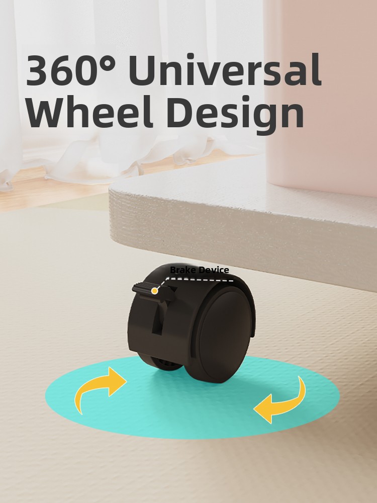 Mobile Storage Box Base with Casters Organizer Box Office Desk under Printer Universal Wheel Braet Kitchen Storage Ra