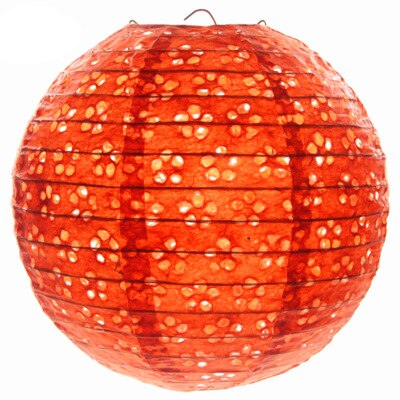8-10-12-14-16Inch Chinese Style Hollow Paper Lanterns Wedding Paper Party Decoration Supplies Children DIY Lanterns: orange / hollow 40cm