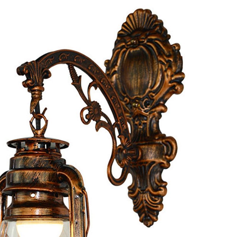Vintage mur LED lampe grange lanterne rétro kérosène applique murale européenne Antique Style AXYC