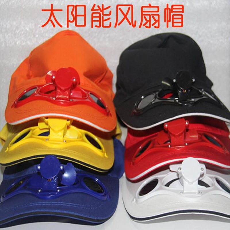 Hoed met ventilator zonne-energie camping cap ventilator baseball hoed cooling fan cap zomer hoeden voor vrouwen chapeau femme