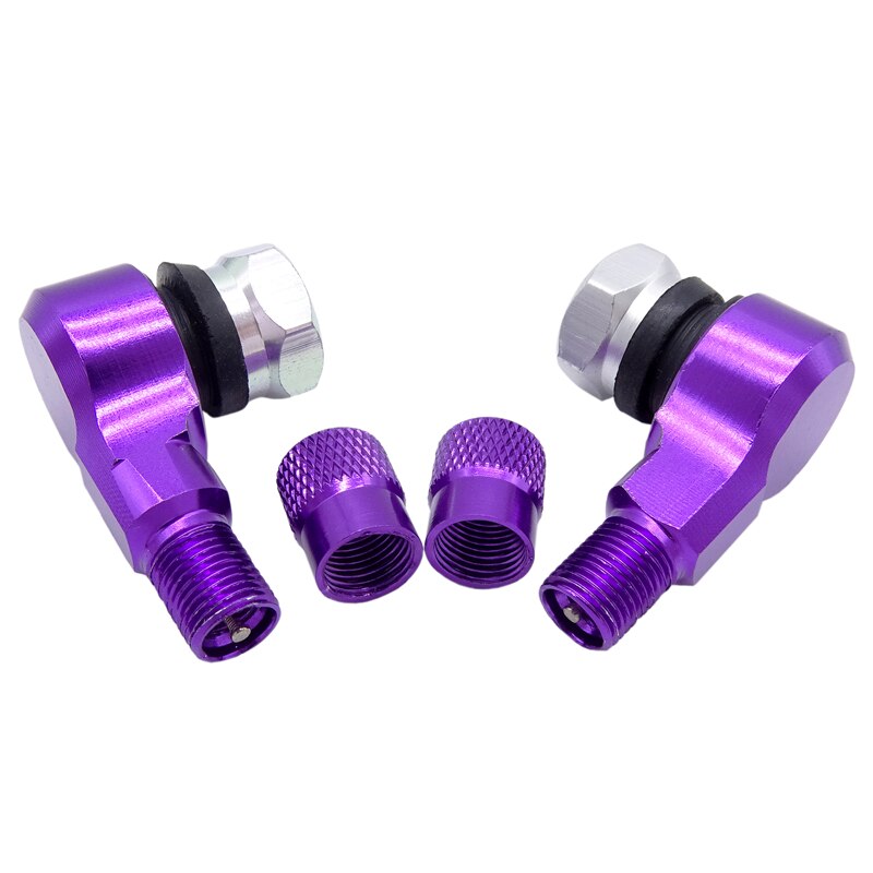 1 para uniwersalny 90 stopni 11.3mm zmodyfikowane motocyklowe nakładki na wentyl Moto ATV skuter opon zawór pnie akcesoria