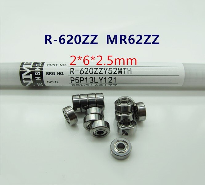 20 Miniatuur lagers MR128 ZZ 8 x 12 x 3,5 mm hoge snelheid 1280