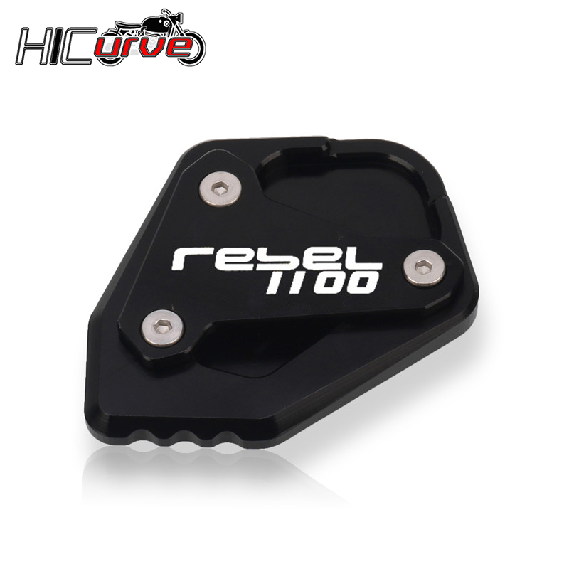 Motorrad CNC Tritte tand Fuß Seitenst änder Verlängerung kissen Unterstützung Vergrößerung platte für Rebellen cmx1100 cm1100 cmx