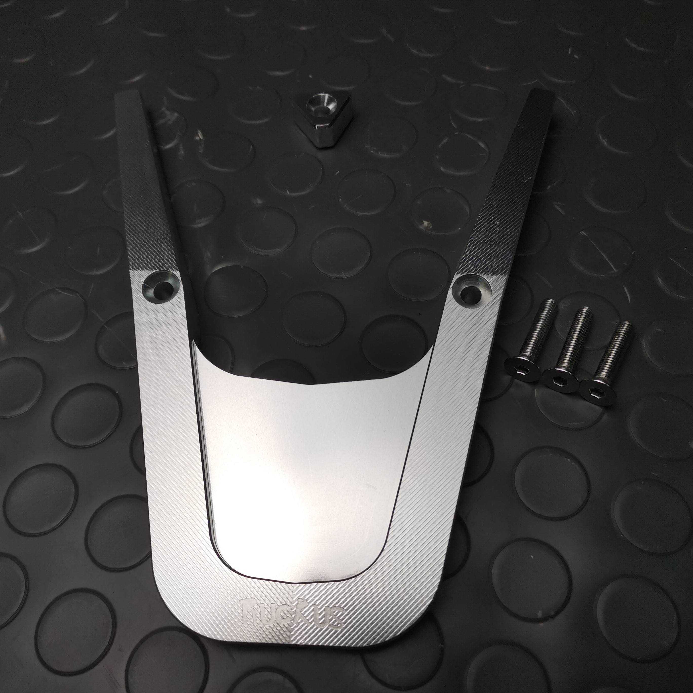monster maske ansikt til honda ruckus zoomer  gy6 scooter nps 50 af58 billet maskinert aluminium batteri eske front dekke: Sølv v maske