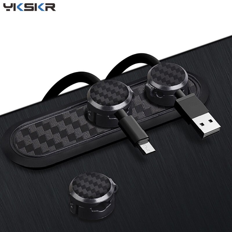 Magnetische Kabel Organizer Faser Daten Kabel Management Wickler Magnetische Protector Für Maus Kopfhörer Lagerung Rack PC Zubehör