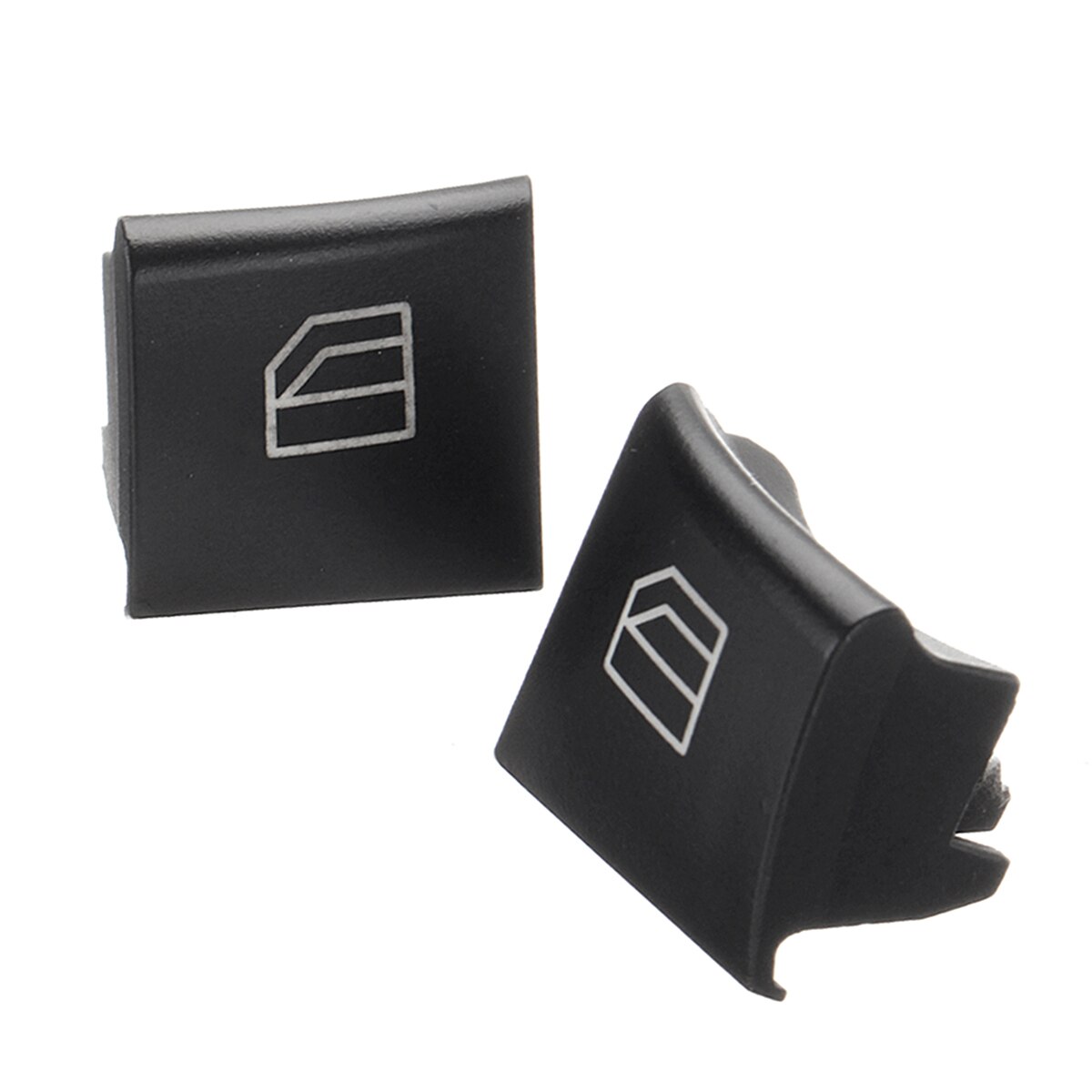 1pair Plastic Black of left And right Window Switch Repair Button Cap for Mercedes-Benz ML GL R Class W164 X164 W251