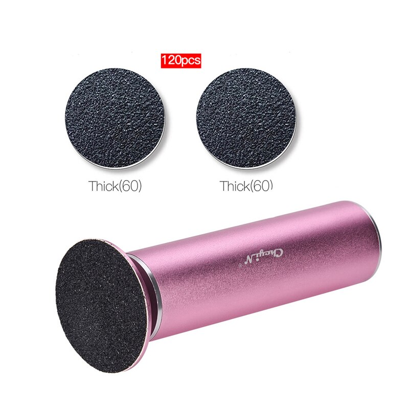 Electric Pedicure Machine Foot Files Pedicure Callus Remover Foot Skin Exfoliator Heel Hard Dead Skin Removal Feet Clean Care: Silver