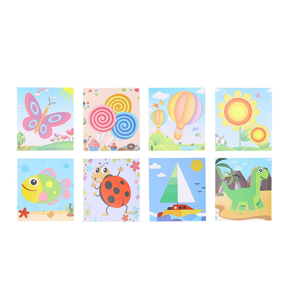 1 Set DIY Colorful Paper Rope Set Kindergarten Handmade Materials Educational Paper Rope Set for Children (Sun Flower Pattern)