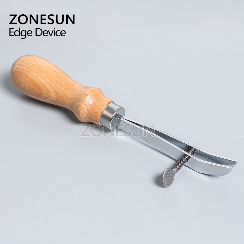 ZONESUN Adjustable / Creaser Edge Crafts Leather DIY Handcrafted Work Tool Edge Line Press Spacing Margin