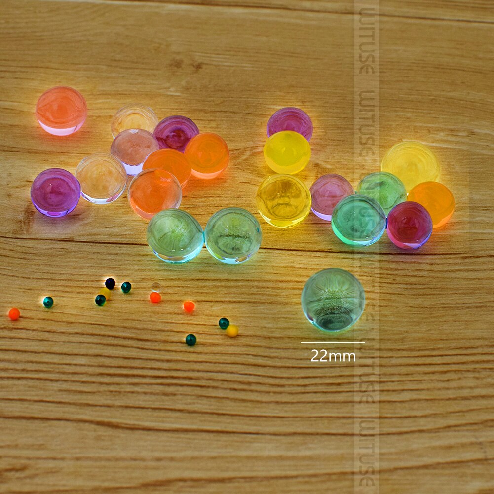 2,5mm 100g Perle bilden Kristall Boden Schlamm Hydrogel Gel Gelee Wachsenden funkeln Kugeln Wasser Perlen einstellen Hochzeit Hause Dekor Dünger