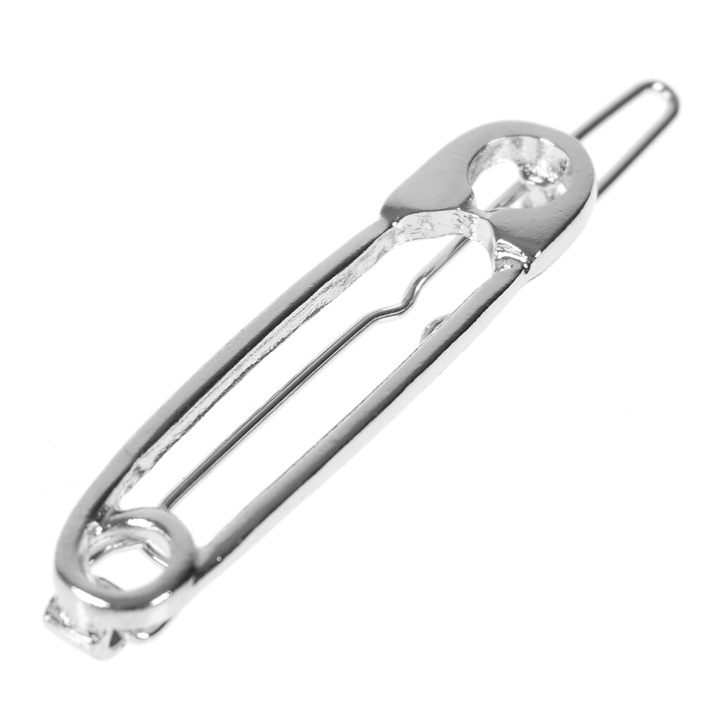 1Pc Klauw Clip Voor Vrouwen Stoere Zwarte Plastic Haar Klauw Grote Size Haar Klemmen Klauw Clip Krab Voor haar Accessoires Voor Haar: SILVER