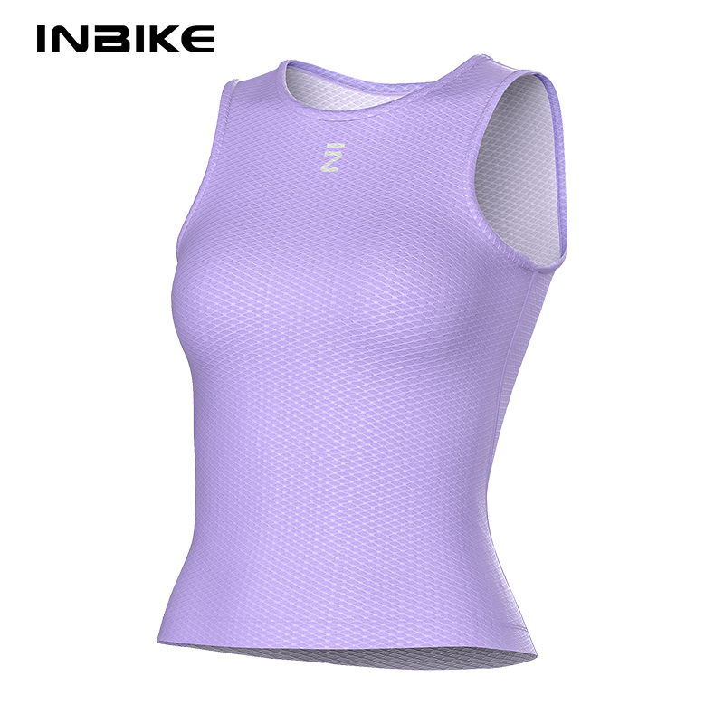 Inbike sommer damen radsport baselayer, schnelltrocknendes fahrrad-tanktop für rennradfahrer, unterhemd aus Gittergewebe-gewebe: M / Schwarz