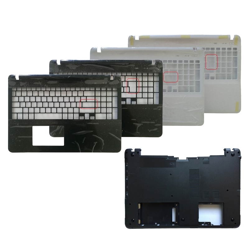 Carcasa de portátil para Sony vaio SVF152 SVF15 FIT15 SVF153 SVF1541 SVF152A29V cubierta superior de reposamanos/cubierta inferior
