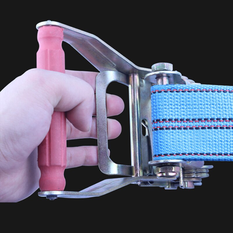Lorry binding belt Automobile belt tightening Cargo lashing rope Tension band Large cargo fixer