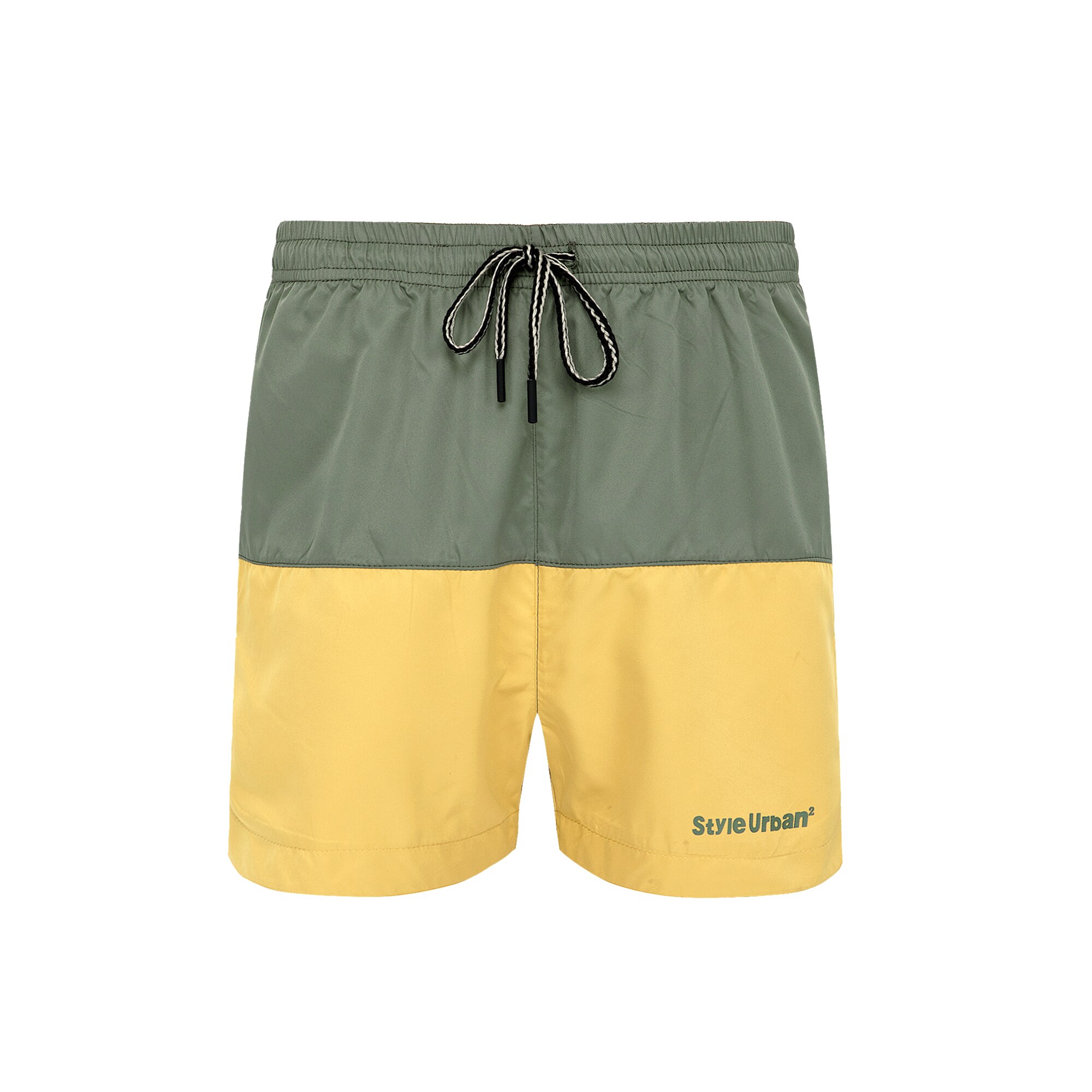 Short imprimé pour Hommes Streetwear Pantalon homme Décontracté Shorts D'été Plage Pantalons Courts Nouvelle Hommes Vêtements Europe Taille: DK46 Yellow / M