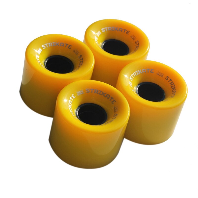 Strike – roues de Skateboard en PU 60x45mm, 4 pièces/ensemble: Red
