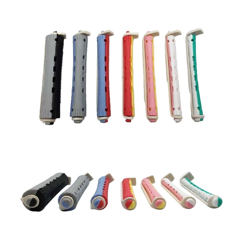 12 kpl/erä hiuskihartaja vedä ytimen hiusrulla kihartaminen hiustyökalu maaginen hiuskihartaja rullat hiuksiin parturi-kampaamo