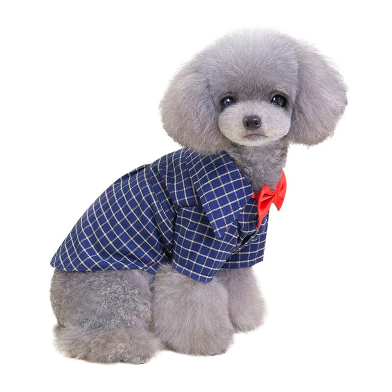 Blød afslappet hund plaid skjorte blid hund vest skjorte hund tøj hund bomuld skjorte til efteråret roupas para cachorro costiume
