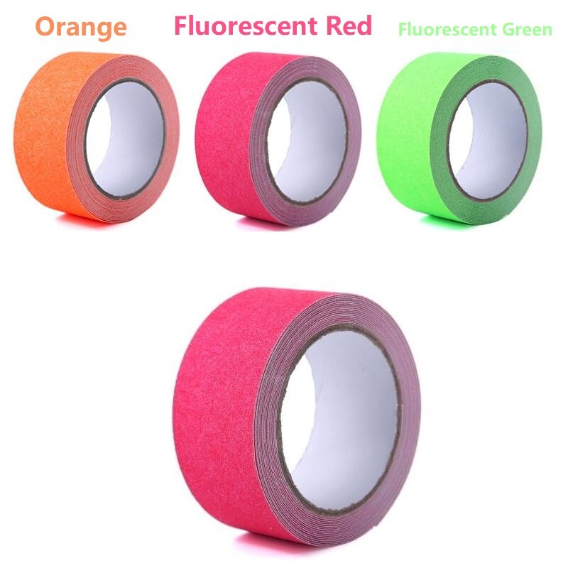 Nattfluorescerende sklisikker selvklebende pvc varseltape for trappegulv