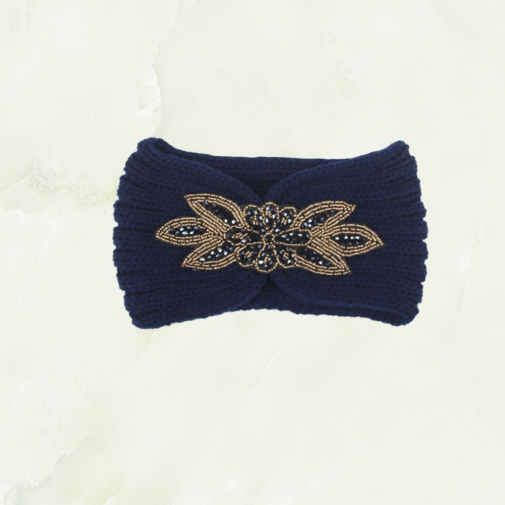 Varma hårband stickade pannband ringar ullgarn huvudbonad flätare hårvård styling premiummaterial bekväma