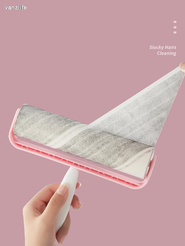 Vanzlife Roller Tear 19Cm Stof Kleverige Papier Kleding Huishouden Kleren Ontharing Roller Borstel Roll Papier Wol Stained Artefact