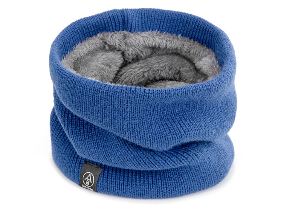 Winter Sjaals Baby Kinderen Jongen Meisje Katoenen Sjaal Mannen Vrouwen Unisex Gebreide Herfst Warm Sjaals Dikker Wol Plus Fluwelen: blue