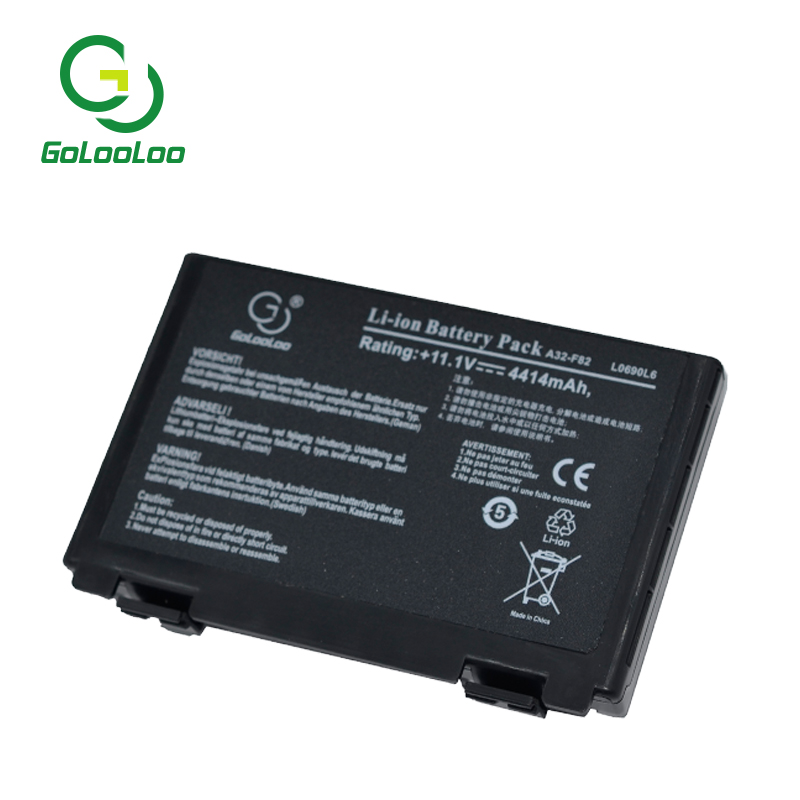Golooloo Laptop Battery for Asus A32-f82 K50id K50AF K51AC K51AB K51AE K40in k50in K40ij K40 K50ij k50c K60ij K70ab K70ic k61ic