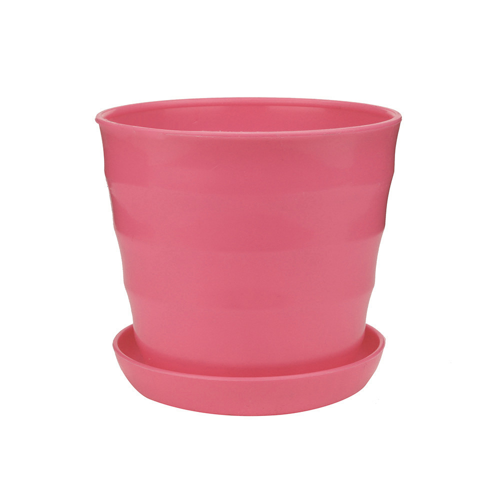 Plant Bloempotten Plastic Uitgangspunt roze Universele Zachte Bloemen Kwekerij Zaden Opslag Potten Container Tuin Decoratie Z30606: Default Title