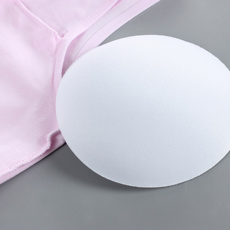 Top de algodón para chica joven, ropa interior para chico, deporte, entrenamiento inalámbrico, pubertad, sostén talla grande