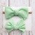 fascia Neonato Bambina Fiore Fiocco - fascia Cotone Misto per Bambini 0-2 Anni: Rosso rosa