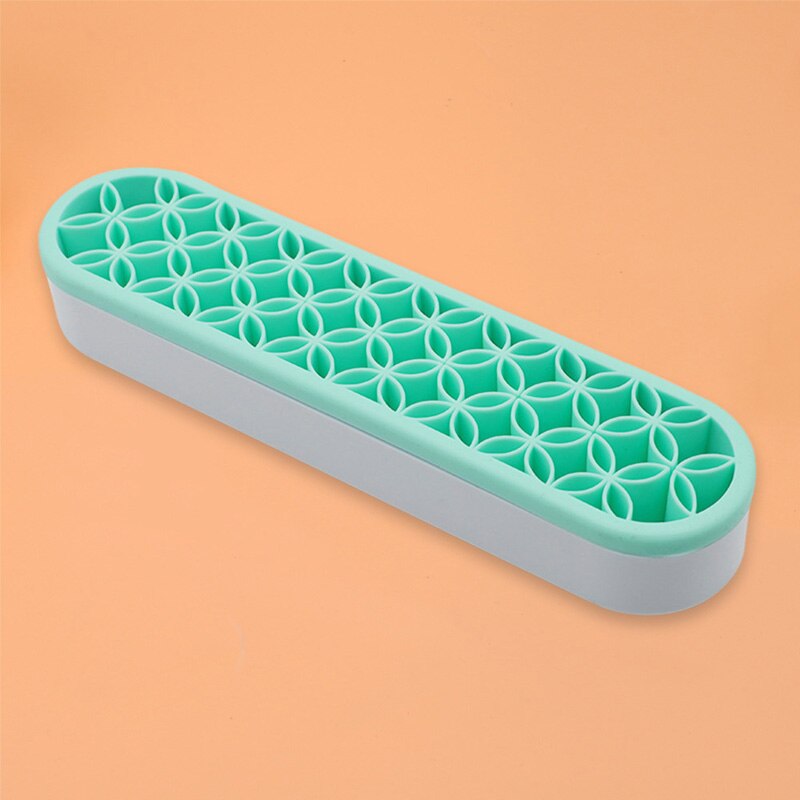 Mini Blending Brush Holder Rack for Blending Ink a Breeze Painting Small Brushes Hand Tools for DIY Scrapbooking Card: only holder green