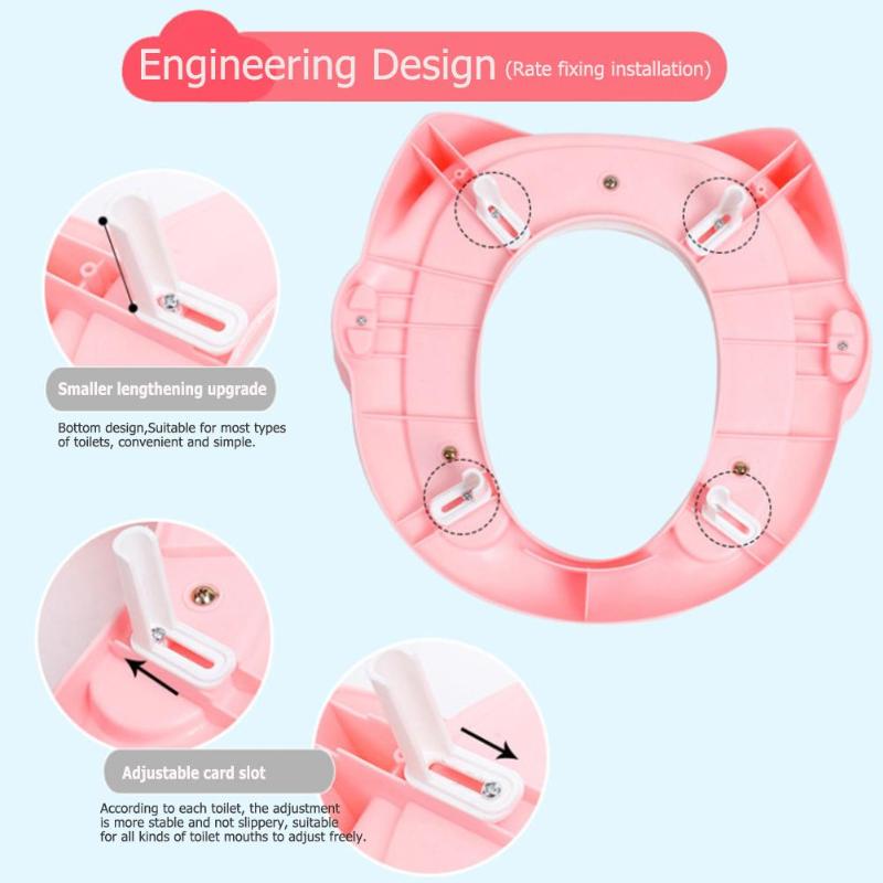 Baby Toilet Potties Children Potty Safe Seat With Armrests for Gril Boy Trainers Comfortable Toilet Large Size Ring Infant Potty