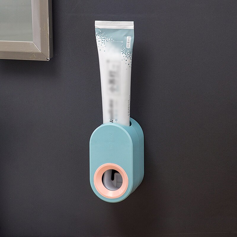 Bathroom Accessories Set Automatic Toothpaste Dispenser Tube Toothpaste Squeezers Rolling Wall Mounted Toothbrush Holder Set: 07