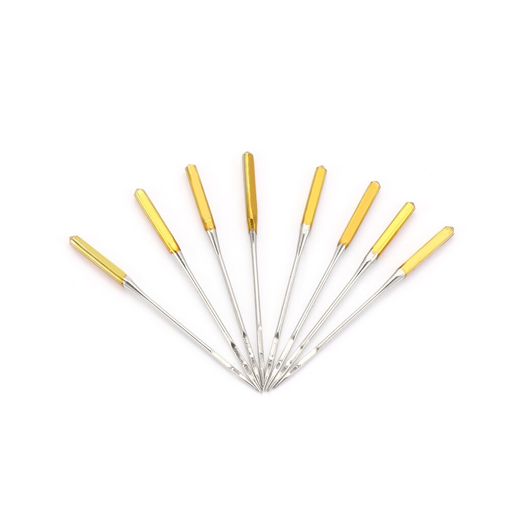 Brand 10PCS Stainless Steel Stitch Pins Sewing Machine Needles 90/14 DIY Household Threading Overlock Sewing Machine Needles