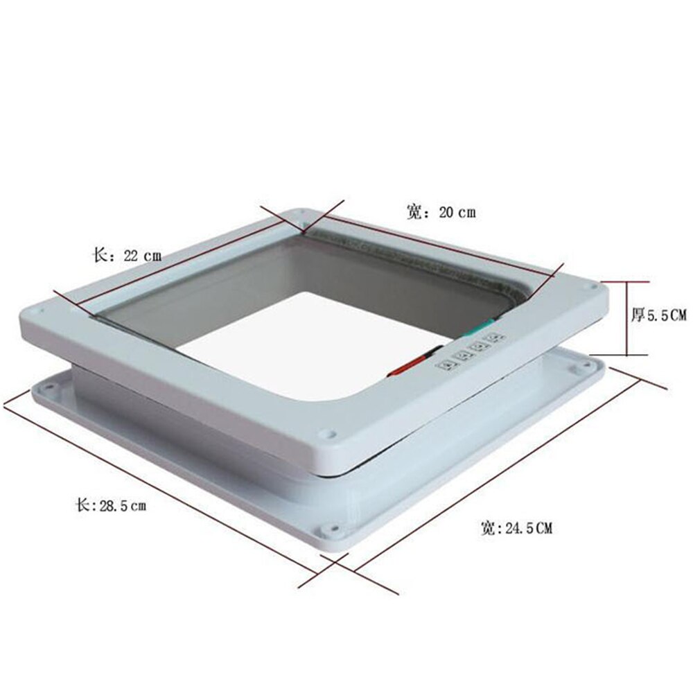 Pet Cat Flap Door with 4 Way Lock Household Security Lockable Kitten Gate ABS Intelligent Control Pet Door for Kitchen Bedroom: Default Title
