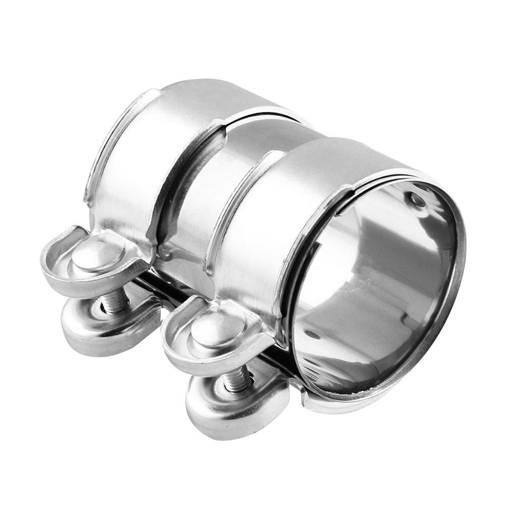 Abraçadeira de aço inoxidável para cano de escapamento, silenciador para cano de escapamento de automóvel, veículo