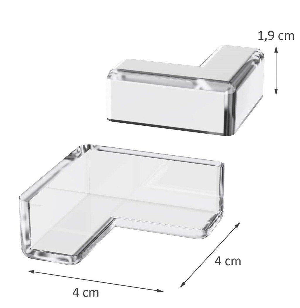 Safety Corner Protectors Transparent Plastic Table Grandado