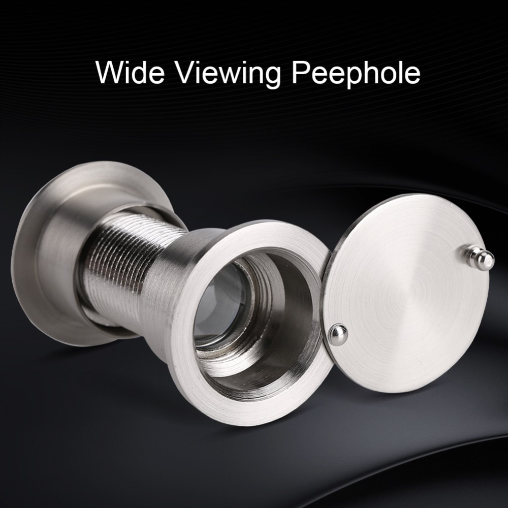 28mm Wide Viewing Angle Peephole Door Viewer with Heavy Duty Privacy Cover