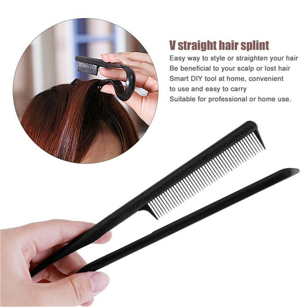 Peine de peluquería plegable para mujer y niña, alisado y utensilio de corte de pelo, herramienta suave de sujeción, pinzas para Estilismo