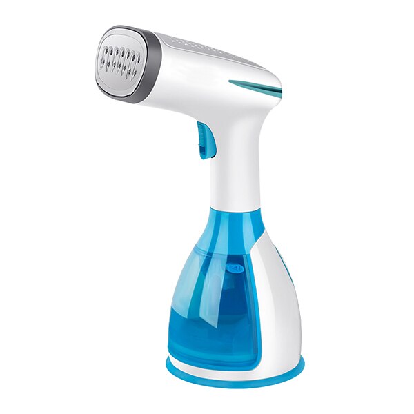 Mini Portable Garment Steamer Handheld Fabric 1500W Travel Vertical Home Travelling for Clothes Ironing Steamer: Blue / US