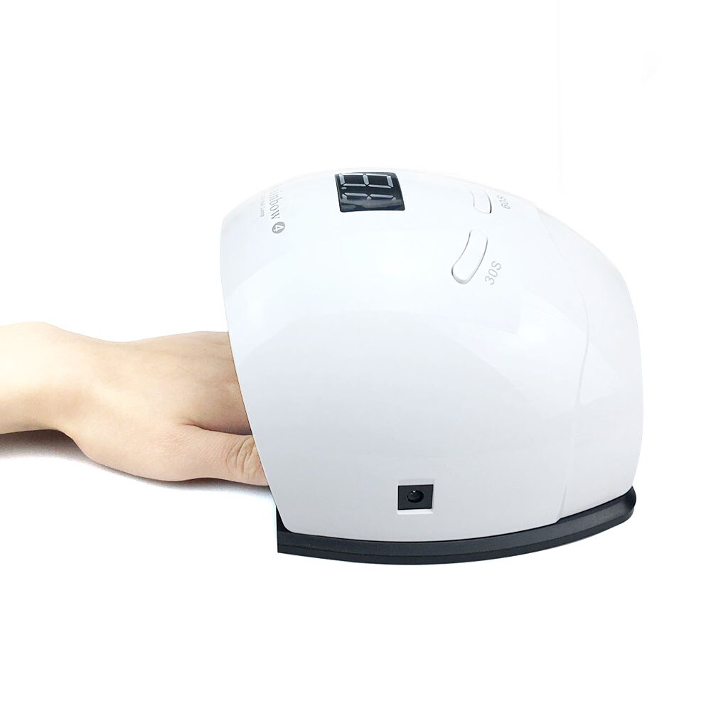 Lámpara LED UV para secar esmalte de uñas en gel, con 30LED, 72W o 48W, lámpara UV LED con Sensor y accesorios Nail Art en la parte inferior de los pies