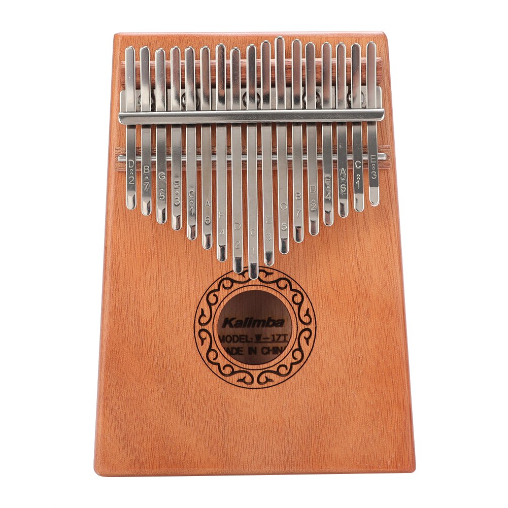 17 Toetsen Kalimba Duim Vinger Piano Afrikaanse Mbira Mahonie Hout Kalimba Voor Beginner Muziekinstrumenten Kerstcadeau: Cloud