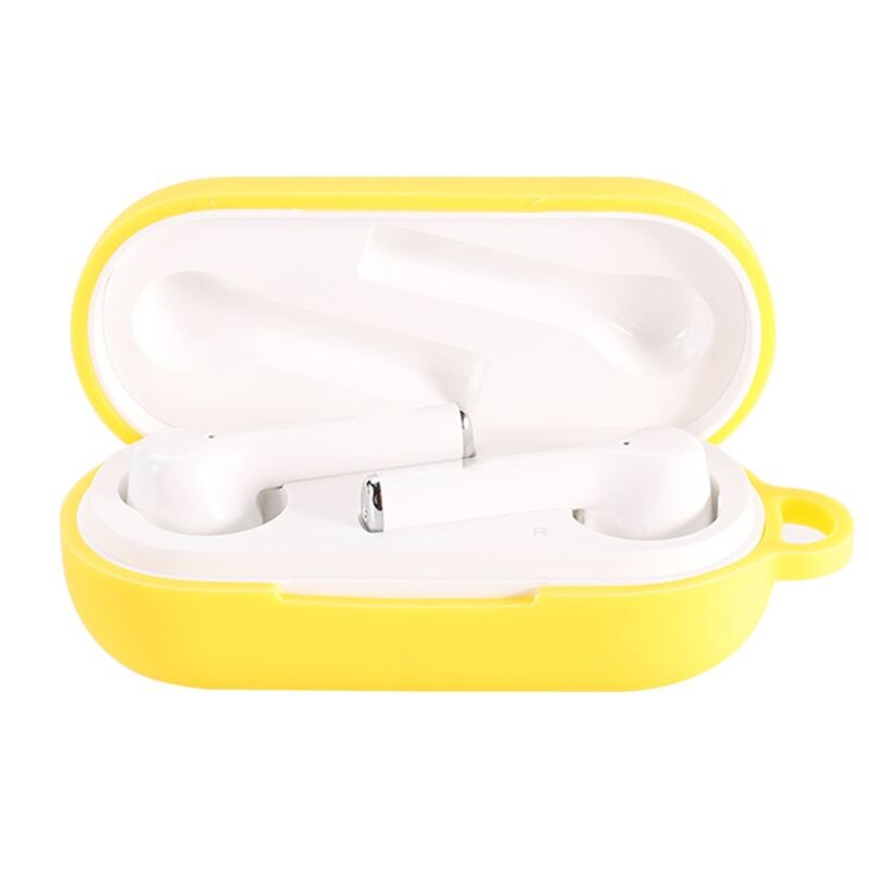 Coque Anti-chute pour écouteurs coque de protection en Silicone pour Huawei freebud 3i sans fil Bluetooth écouteurs accessoires: Yellow