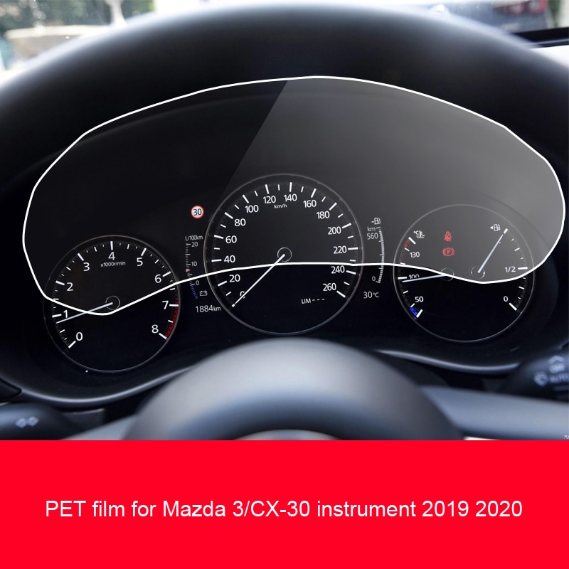 Auto Instrument Tafel Membran Für Mazda CX30 CX-30 Armaturenbrett Schutz Film Instrument Tafel Bildschirm Schutz